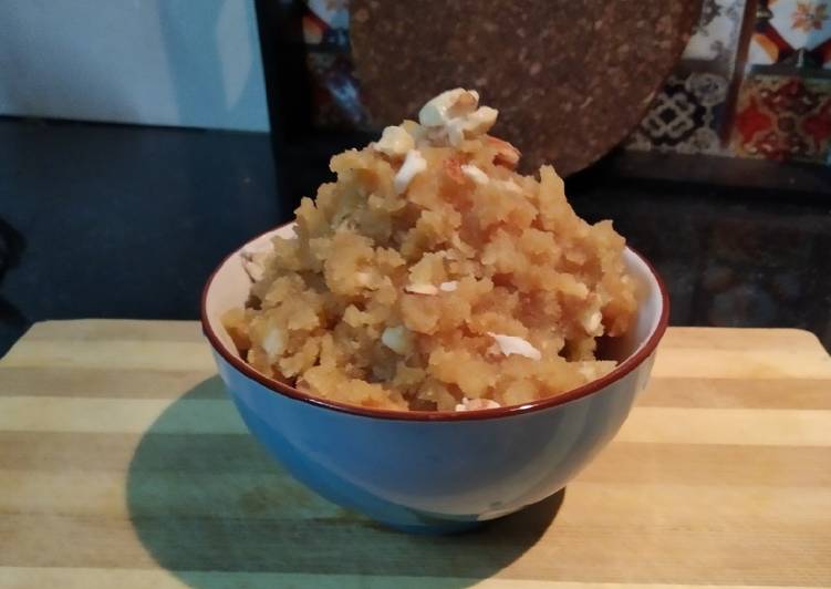 Simple Way to Make Quick Moong dal halwa