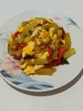 Tumis Kulit Semangka Telur
