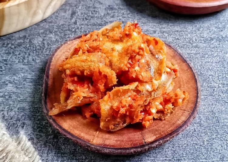 Resep Baru Balado Ikan Asin Kapas Nikmat Lezat