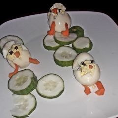 A picture of Hatch Deviled Egg Chicks.