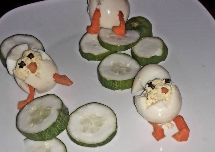 Easiest Way to Prepare Ultimate Hatch Deviled Egg Chicks