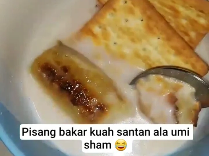 Cara Gampang Menyiapkan Resep Pisang Bakar Kuah Santan Ala Umi Sham yang Enak Banget Anti Ribet, Sempurna