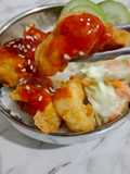 Rice Bowl Crispy Fish saos Lava
