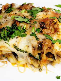 A picture of Easy Lasagna Recipe With Red And Cream Cheese Sauce.
