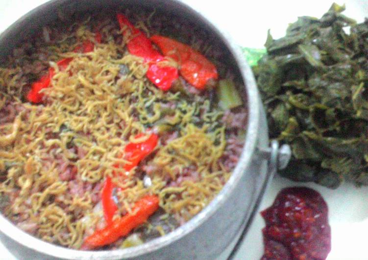 #09 Nasi liwet beras merah