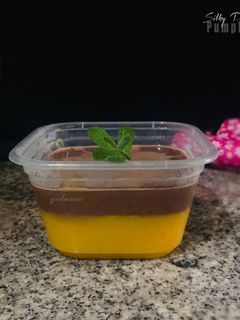 Foto resep Silky pudding coklat-labu kuning