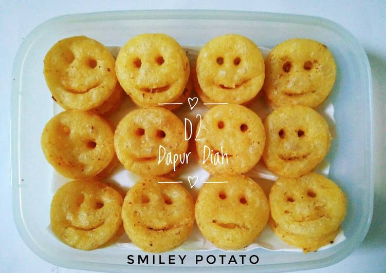 Resep Smiley Potato (#PekanINSPIRASI) yang Bikin Ngiler