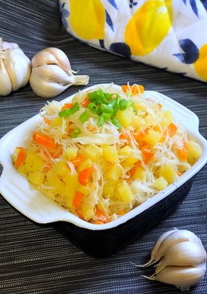 Foto resep Oseng Bihun, Wortel & Kentang Untuk Isian Pastel