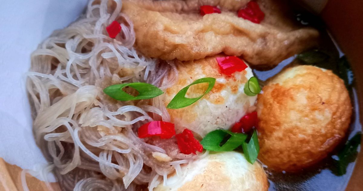 Semur telur tahu bihun