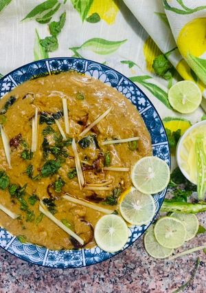 A picture of Chicken Haleem.