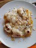 Coliflor a la sobrasada gratinada con bechamel de Idiazábal