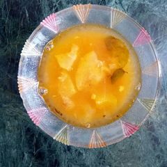 Andhra Rasam Sambar A picture of Andhra Rasam Sambar.
