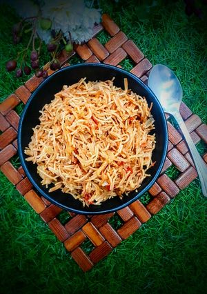 A picture of Vermicelli upma.