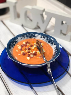 Una foto de Salmorejo