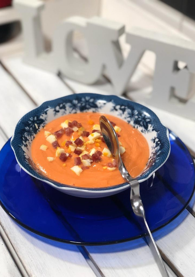 Una foto de Salmorejo