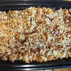 A picture of Leftover Adobo Chicken Legs Fried Rice.
