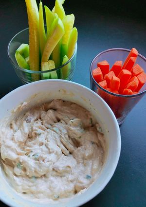 Une photo de Sauce crudité au thon