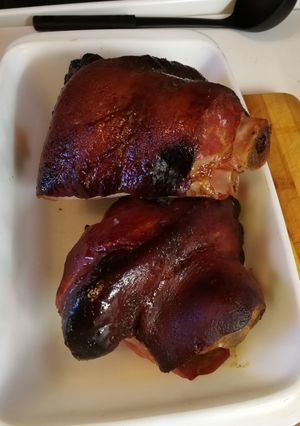 Füstölt csülök sütve recept fotója