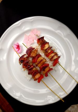 Una foto de Yakitori