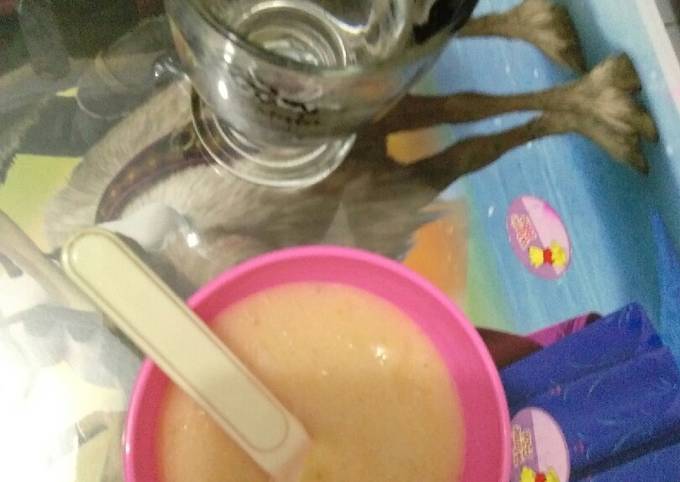 Mpasi 6 bulan ikan salmon buncis wortel