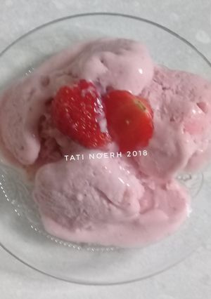 Foto resep Ice Cream Stroberry.