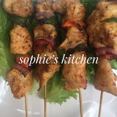 A picture of Chicken kebab.