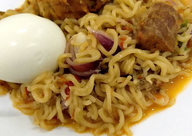 Indomie with ketchup
