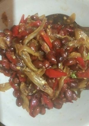 Foto resep Tumis teri kacang super simpel