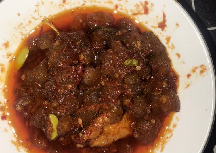 Recipe: Delicious Oseng Kikil Pedas