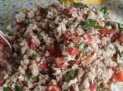 Una foto de ceviche de soya
