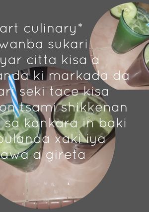 A picture of Simple cucumber juice.