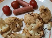 Una foto de coliflor airfryer