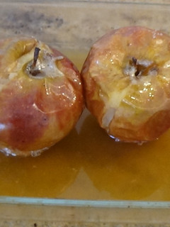 Una foto de Manzanas al horno