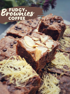 Foto resep Fudgy brownies coffee