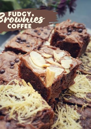 Foto resep Fudgy brownies coffee