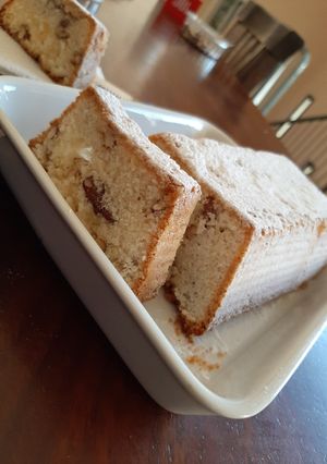 Una foto de Budín con nueces