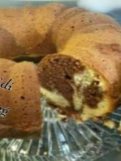 A picture of 🎂🍰 Chocolate Marble Cake🍰🎂.