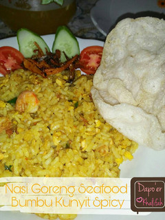Foto resep Nasi Goreng Seafood bumbu kunyit spicy