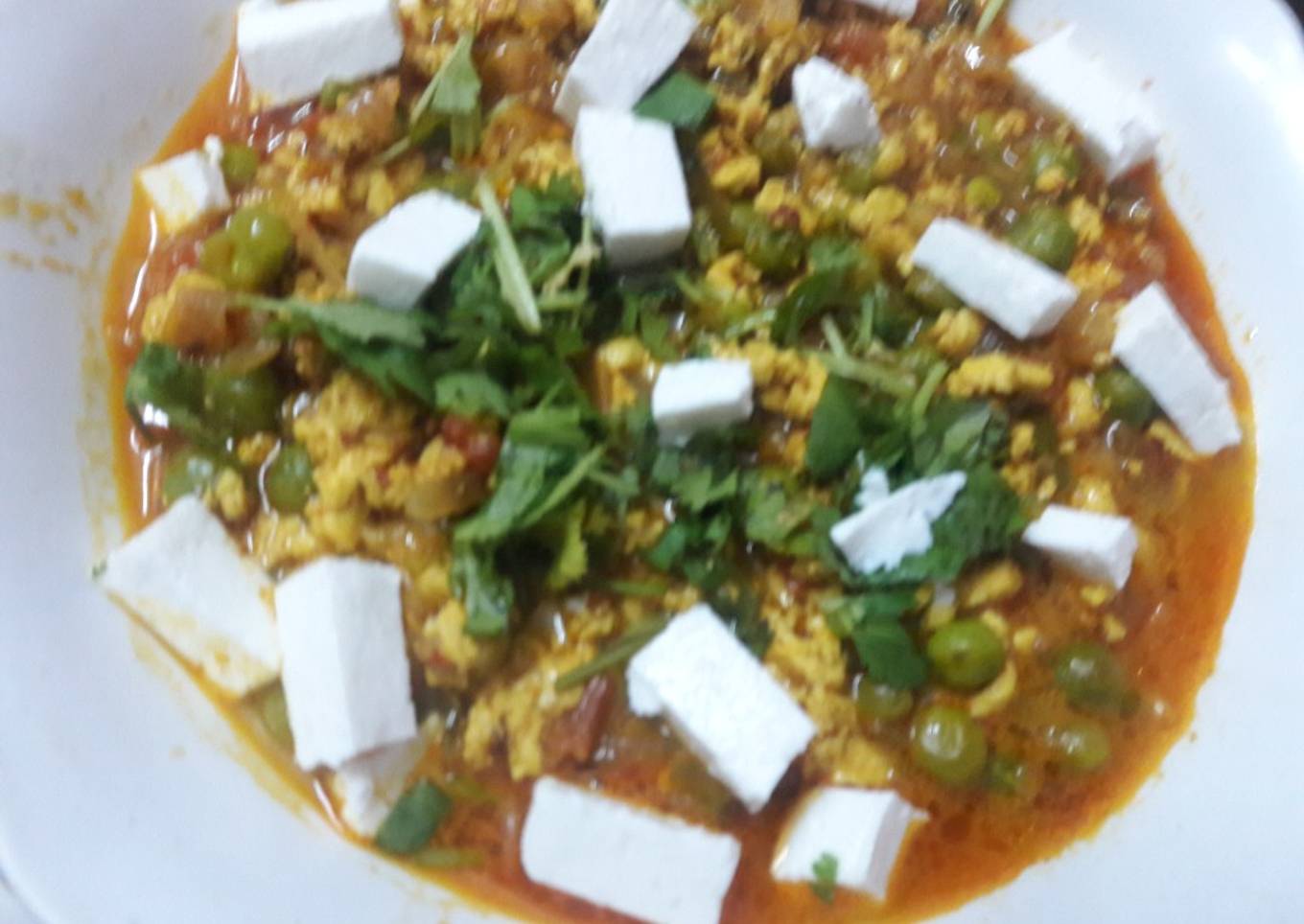 Matar Paneer Korma