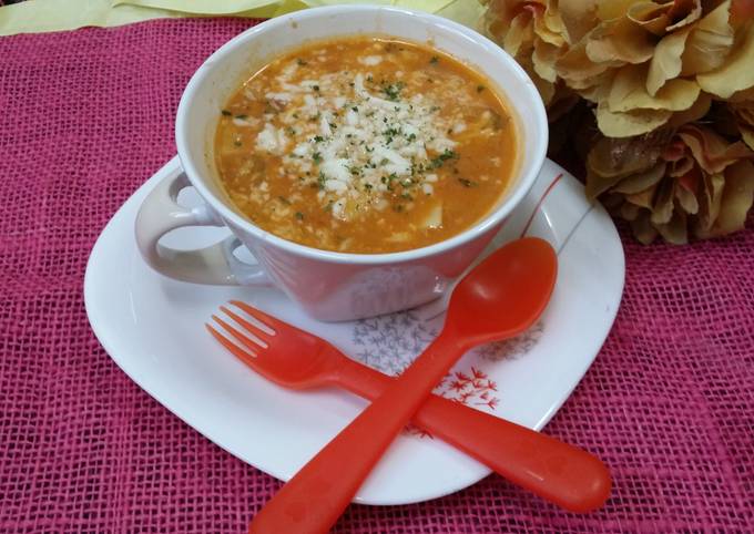 Recipe of Homemade Lasagna Soup