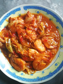Foto resep Udang Saus Padang