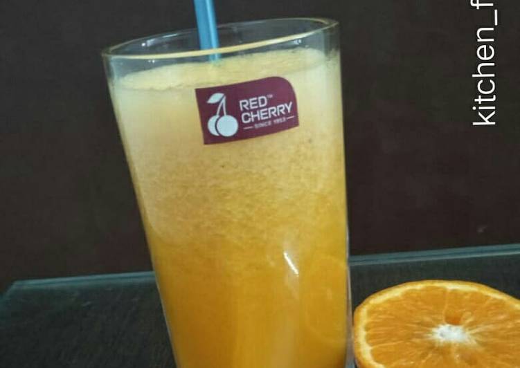 Recipe of Homemade Orange juices