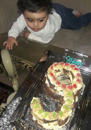 عکسی از دستور کیک اعداد ☺