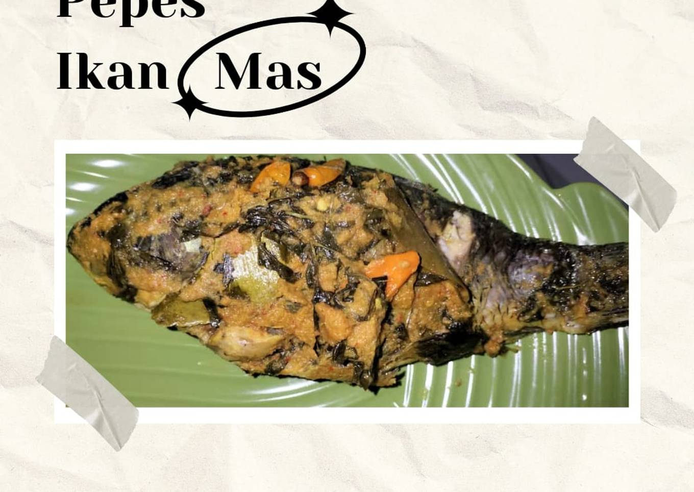 Pepes ikan mas