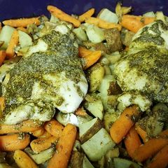 A picture of Chicken & Garlic Vegetables.