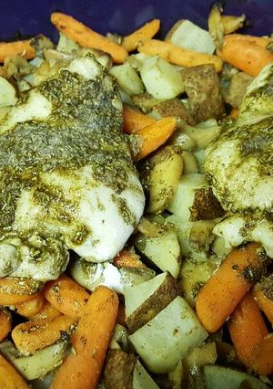 A picture of Chicken & Garlic Vegetables.