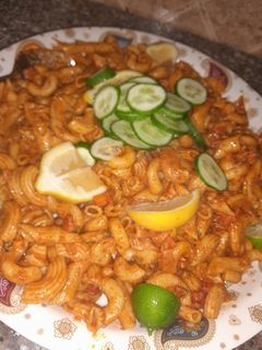 صورة لوصفة معكرونة الطيبين 😋🥄