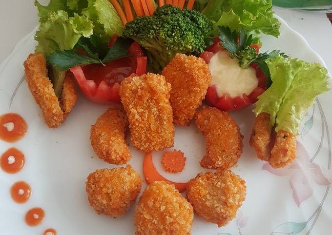 Resep Nugget Ayam Sayuran Oleh Tresna Pinuji Cookpad