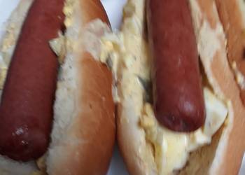How to Prepare Appetizing Hotdogs with Eggsalad