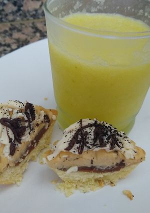 Una foto de Licuado de pepino, manzana verde y ananá